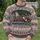 Festive Opossum Holiday Chaos for Christmas Parties and Cozy Winter Celebrations Together All-over Print Knitted Sweater - 6