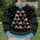 Festive Game Controllers and Nordic Trees for Holiday Gaming Parties and Celebrations All-over Print Knitted Sweater - 8