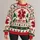 Christmas Medical Star, Cat Warning And Reindeer Holiday Party Wear For Pet Lovers All-over Print Knitted Sweater - 3