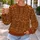 Earthy Folk Motifs for Autumn Outings and Cozy Everyday Wear All-over Print Knitted Sweater - 7