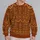 Earthy Folk Motifs for Autumn Outings and Cozy Everyday Wear All-over Print Knitted Sweater - 4