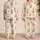 Sweet Bear and Bow Motif for Cozy Bedtime, Nursery Gifts, Girls' Room Decor Ideas Satin Pajamas Set - 2