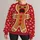 Gingerbread Man Holiday Cheer for Christmas Parties and Cozy Winter Celebrations All-over Print Knitted Sweater - 1