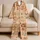 Cute Capybara Bubble Tea Motif For Cozy Nights, Gift Giving, And Calm Home Style Satin Pajamas Set - 5