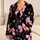 Pink Bow Night Party Look for Women, Cozy Holiday Evening Gift Style for Relaxed Home Satin Pajamas Set - 1