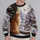 Ginger Cat Watching a Snowy Christmas Tree for Cozy Holiday Evenings All-over Print Knitted Sweater - 2