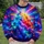 Neon Rainbow Cloudburst for Festival Nights and Tropical Summer Adventures Outdoors All-over Print Knitted Sweater - 8