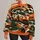 Vintage Racing Car and Track Scene for Weekend Motorsport Fans and Streetwear All-over Print Knitted Sweater - 3