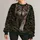 Snarling Forest Wolf With Golden Eyes for Outdoor Adventure and Wildlife Lovers Gift All-over Print Knitted Sweater - 3