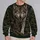 Snarling Forest Wolf With Golden Eyes for Outdoor Adventure and Wildlife Lovers Gift All-over Print Knitted Sweater - 4