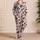 Blush Leopard Spot Loungewear For Cozy Nights At Home For Women Satin Pajamas Set - 4
