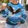 Bald Eagle Mountain Sunrise for Outdoor Adventure and Nature Lovers All-over Print Knitted Sweater - 5