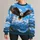 Bald Eagle Mountain Sunrise for Outdoor Adventure and Nature Lovers All-over Print Knitted Sweater - 1