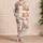 Teddy Bear Nursery Floral Sleepwear For Cozy Bedtime And Baby Shower Gifts Satin Pajamas Set - 4