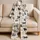 Cute Cartoon Cats Cozy Bedtime Lounge Wear Gift For Cat Lovers Women Plus Size Adult Satin Pajamas Set - 5