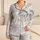Fluffy White Kittens Cozy Winter Gift For Cat Lovers, Soft Bedtime Charm At Home Satin Pajamas Set - 1