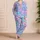 Pastel Daisy Blossom Field With Soft Airbrushed Blooms For Cozy Summer Nights Women Satin Pajamas Set - 4