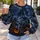 Gothic Castle and Glowing Jack-o'-Lanterns for Halloween Night and Autumn Gatherings All-over Print Knitted Sweater - 5