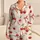 Vintage Cherry Bows For Cozy Evening Style At Home And Feminine Everyday Comfort Satin Pajamas Set - 1