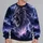 Roaring Lion and Violet Lightning Storm for Bold Everyday Streetwear All-over Print Knitted Sweater - 2