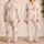 Pastel Teddy Bear Stripes Cozy Bedtime Loungewear for Women and Gift Givers At Home Satin Pajamas Set - 2