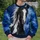 Black And White Pinto Horse Portrait For Equestrian Weekends And Relaxed Country Living All-over Print Knitted Sweater - 6