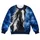 Black And White Pinto Horse Portrait For Equestrian Weekends And Relaxed Country Living All-over Print Knitted Sweater - 4