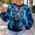 Fierce Blue-Eyed Tiger And Electric Lightning For Bold Everyday Style All-over Print Knitted Sweater - 5