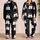 Kawaii Cat Love Star Motif For Cozy Bedtime Gifts For Cat Lovers All Year Satin Pajamas Set - 2