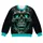 Neon Teal Skull Face for Halloween Fitness, Gym Sessions and Nightlife Style for Men All-over Print Knitted Sweater - 6