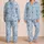 Women's Seashell And Starfish Coastal Retreat Style For Relaxed Beach Nights At Home Satin Pajamas Set - 2