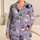 Cat And Houseplant Lavender Theme For Cozy Home Evenings And Gift Giving For Women Satin Pajamas Set - 1