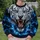 Roaring White Tiger With Blue Eyes for Bold Streetwear and Everyday Adventure All-over Print Knitted Sweater - 6
