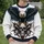 Eagle And Skull Artwork For Bold Streetwear, Biker Style And Everyday Wear All-over Print Knitted Sweater - 6