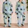 Cute Retro Cat And Apple Motif For Cozy Nights, Gifts For Women And Teens Satin Pajamas Set - 2