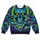 Neon Green Skull Art for Gothic Concert Nights and Alternative Streetwear Fans All-over Print Knitted Sweater - 4