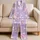 Pastel Cozy Unicorn And Rainbow Bedtime Wear For Girls, Gifts, And Lounging At Home Satin Pajamas Set - 5