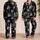 Bold 67 Number Blocks For Casual Lounge Days At Home For Boys And Teens Everyday Satin Pajamas Set - 2