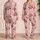 Girls Retro 67 Star Lounge Outfit For Cozy Bedtime, Sleepovers, And Gift Giving Ideas Satin Pajamas Set - 2
