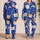Kawaii Cat Faces Cozy Lounge Wear For Sleepovers, Gifts, And Relaxed Home Days For Women Satin Pajamas Set - 2