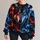 Neon Wolf Head With Lightning for Gym Training and Nighttime Outdoor Adventures All-over Print Knitted Sweater - 1