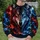 Neon Wolf Head With Lightning for Gym Training and Nighttime Outdoor Adventures All-over Print Knitted Sweater - 6