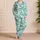 Cute Cartoon Dinosaur Bedtime Set for Cozy Nights, Toddler Gift, Nursery Style Theme Satin Pajamas Set - 4