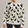 Black Goose Motif for Cozy Countryside Days and Playful Everyday Style All-over Print Knitted Sweater - 1