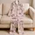 Kawaii Cat Faces On Blush Pink For Cozy Sleepovers And Gift Giving For Women And Teens Satin Pajamas Set - 5