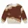 Rust Brown Spider Motifs for Halloween Parties and Everyday Autumn Streetwear Looks All-over Print Knitted Sweater - 4