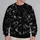 Abstract Monochrome Graffiti for Everyday Streetwear and Autumn City Outings for Adults All-over Print Knitted Sweater - 2