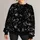 Abstract Monochrome Graffiti for Everyday Streetwear and Autumn City Outings for Adults All-over Print Knitted Sweater - 1