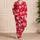 Vintage Valentine Heart Motif Cozy Gift for Girls, Children, and Sweet Home Nights Satin Pajamas Set - 4