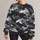 Charcoal Cloud Camo For Crisp Autumn Streetwear And Everyday Outdoor Layering Style All-over Print Knitted Sweater - 1
